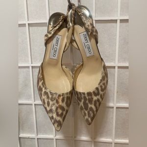 Jimmy Choo 3” Stilletto Animal print